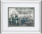 Grey Serenade By Edward Selkirk - Mirror Framed Print Wall Art - Blue