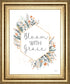 Spring Blooms V By Laura Marshall - Framed Print Wall Art - White