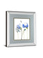 All Poppies Il By Lanie Loreth - Mirror Framed Print Wall Art - Blue