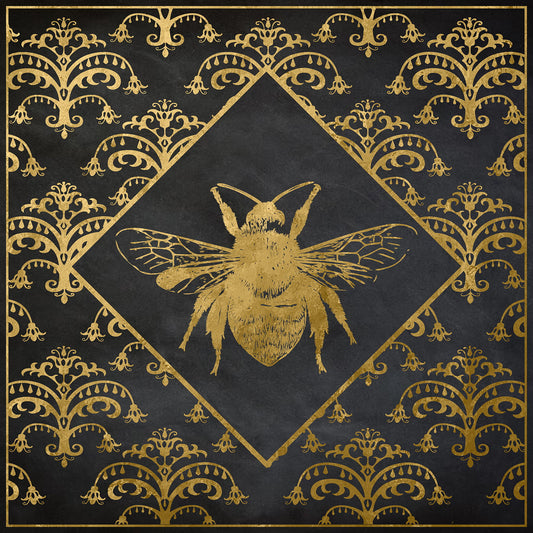 Framed Small - Busy Bee I By Daniela Santiago - Black