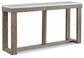 Loyaska - Sofa Table - Brown / Ivory