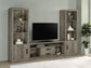 Burke - 3 Piece TV Entertainment Center - Gray Driftwood