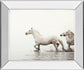 Courage By Irene Suchocki - Mirror Framed Print Wall Art - White