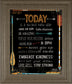 Today Is A Brand New Day By Marla Rae - Framed Print Wall Art - Black