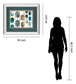 Moroccan Beads By Edward Selkirk - Mirror Framed Print Wall Art - Blue