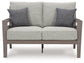 Hillside Barn - Loveseat W/Cushion - Gray / Brown
