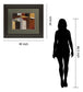 In The City Il By Carol Robinson - Framed Print Wall Art - Dark Brown