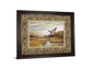 34x40 Mallards By Ruanne Manning And Mossy Oak Native Living - Framed Print Wall Art - Dark Brown