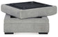 Casselbury - Ottoman With Storage - Cement