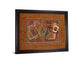 Twenty Tuesday Il By Jeni Lee - Framed Print Wall Art - Dark Brown