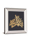 Pacific Sea Mosses IV Indigo By Wild Apple Portfolio - Mirror Framed Print Wall Art - Black