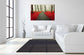 Floating Tempered Glass With Foil Magic Forest - Red