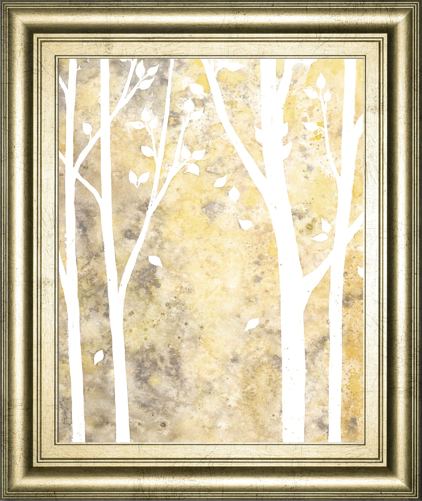 Simple State I By Debbie Banks - Framed Print Wall Art - Yellow