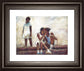 Secrets By Sharon Wilson - Framed Print Wall Art - Dark Brown