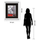 Bohemia Flora White By Jasmin Zara Copley - Mirror Framed Print Wall Art - White