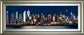 New York At Night Xi By James Mcloughlin - Framed Print Wall Art - Black