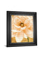 Beautiful Cream Peonies Script I By Patricia Pinto - Framed Print Wall Art - Gold
