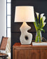 Chadrich - Paper Table Lamp (Set of 2) - Antique Beige