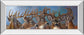 Five Bucks By Carolyn Mock - Framed Print Wall Art - Dark Brown