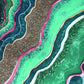Framed - Edges Of Pastels By Margaret Juul - Blue
