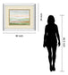 Pursuit By Ruth Palmer - Mirror Framed Print Wall Art - Pink