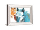 It's Cool To Be Blue By Marvin Pelkey - Mirror Framed Print Wall Art - Blue