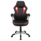 Lucas - Upholstered Office Chair - Black And Red
