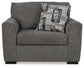 Gardiner - Chair And A Half - Pewter