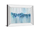 Keeping Calm By Sofia Veysey - Mirror Framed Print Wall Art - Blue
