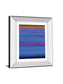 Abstract Blues By Mark Baker - Mirror Framed Print Wall Art - Blue