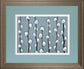 Protected By Frank Assaf - Framed Print Wall Art - Blue