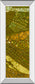 Vineyard Batik Il By Andrea Davis - Mirror Framed Print Wall Art - Green